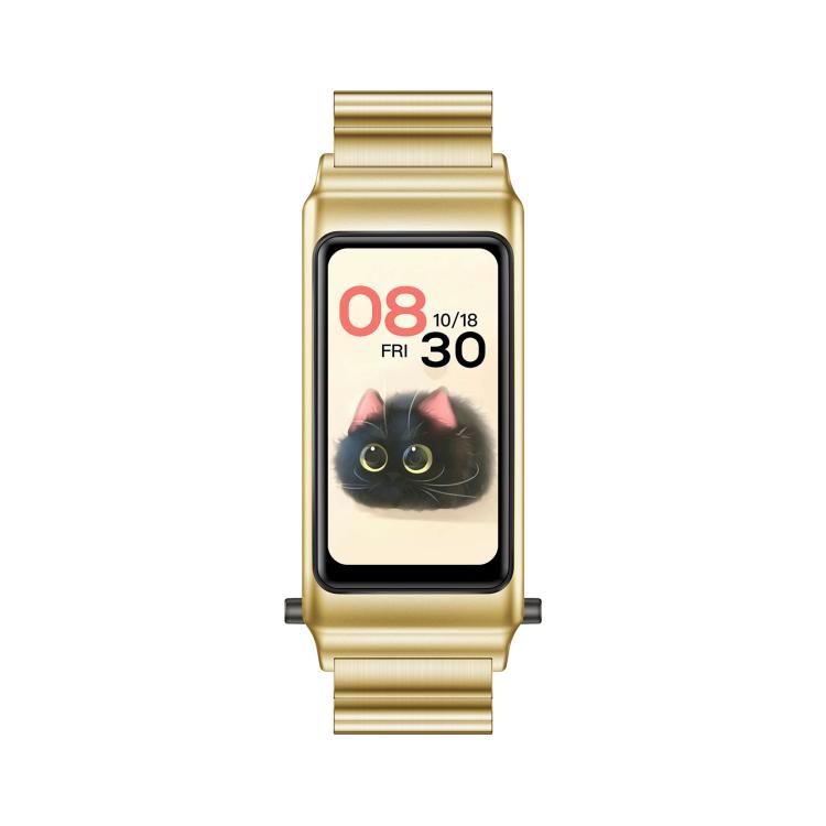 K80 1.57 inch Steel Band IP67 Earphone Detachable Smart Watch, Support Bluetooth Call(Gold) - Smart Watches by buy2fix | Online Shopping UK | buy2fix