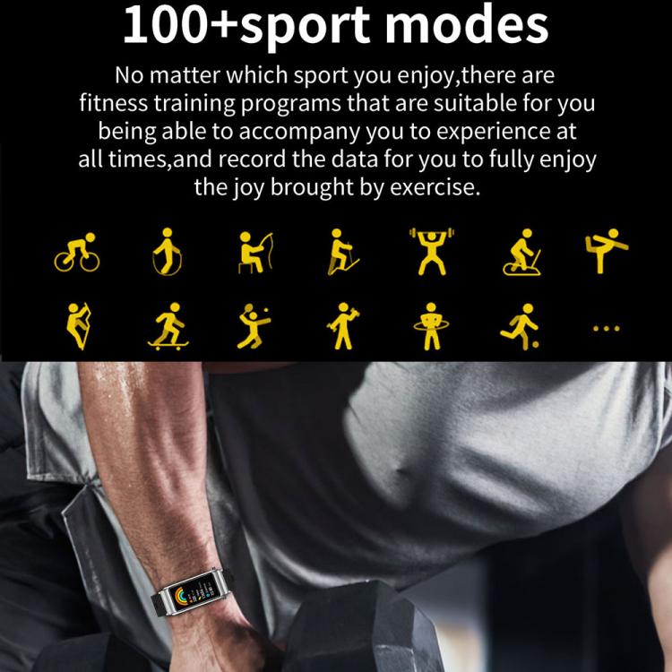 K80 1.57 inch Steel Band IP67 Earphone Detachable Smart Watch, Support Bluetooth Call(Gold) - Smart Watches by buy2fix | Online Shopping UK | buy2fix