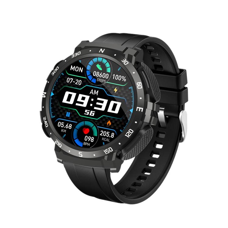 Q10 Dual-mode Bluetooth Headphones Smart Watch,1.52 inch, Support Bluetooth Call / Heart Rate(Black) - Smart Watches by buy2fix | Online Shopping UK | buy2fix