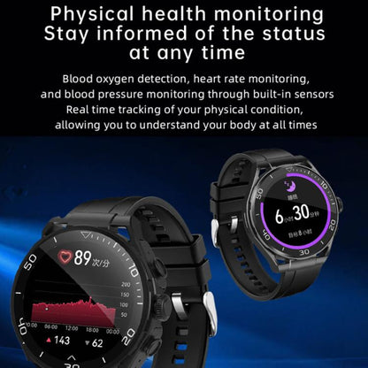 Q11 Dual-mode Bluetooth Headphones Smart Watch,1.58 inch, Support Bluetooth Call / Heart Rate(Black) - Smart Watches by buy2fix | Online Shopping UK | buy2fix