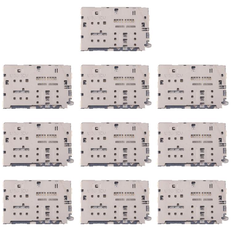 For Galaxy Galaxy A5 2016 SM-A510 10pcs Original SIM + Micro SD Card Reader - Others by buy2fix | Online Shopping UK | buy2fix