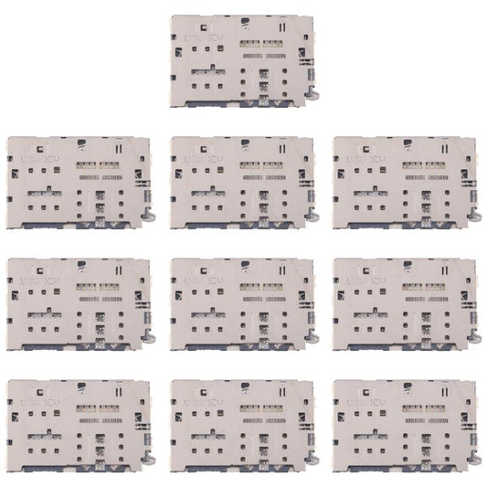 For Galaxy Galaxy A7 2016 SM-A710 10pcs Original SIM + Micro SD Card Reader - Others by buy2fix | Online Shopping UK | buy2fix