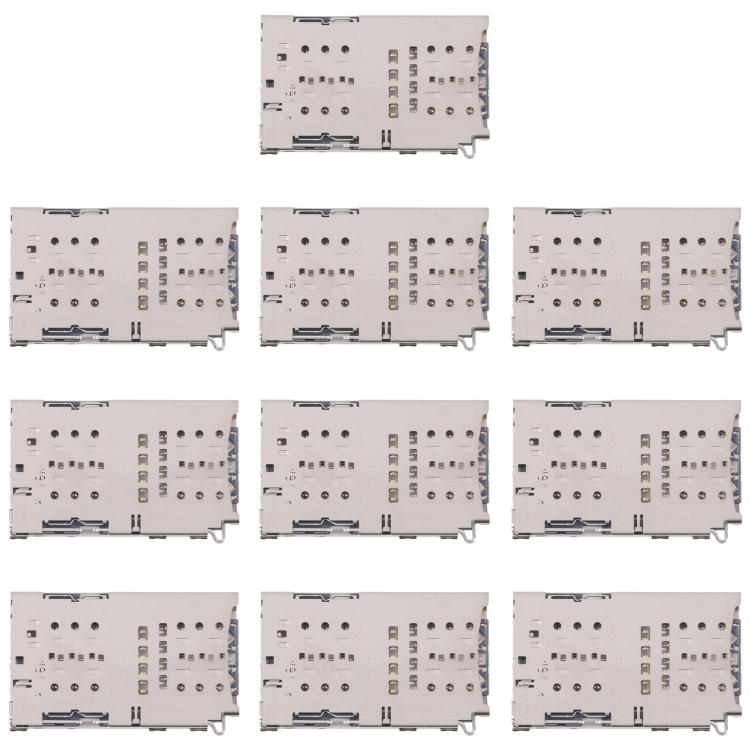 For Galaxy S9+ SM-G965 10pcs Original SIM + Micro SD Card Reader - Others by buy2fix | Online Shopping UK | buy2fix