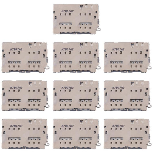 For Galaxy S6 SM-G920 10pcs Original Dual SIM Card Reader - Others by buy2fix | Online Shopping UK | buy2fix