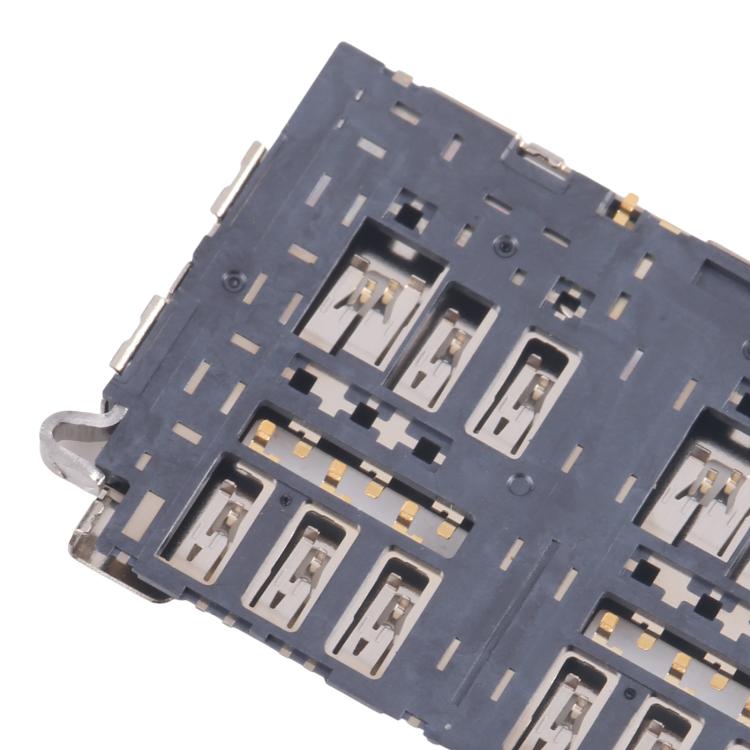 For Galaxy S6 SM-G920 10pcs Original Dual SIM Card Reader - Others by buy2fix | Online Shopping UK | buy2fix