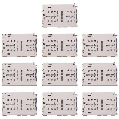 For Huawei P10 10pcs Original SIM + Micro SD Card Reader - Card Socket by buy2fix | Online Shopping UK | buy2fix