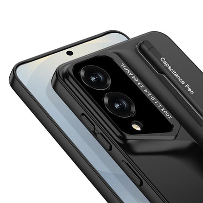 For Samsung Galaxy S25 Edge 5G GKK Blade Ultra-thin Full Coverage Phone Case with Pen(Black) - Galaxy S25 Edge 5G Cases by GKK | Online Shopping UK | buy2fix