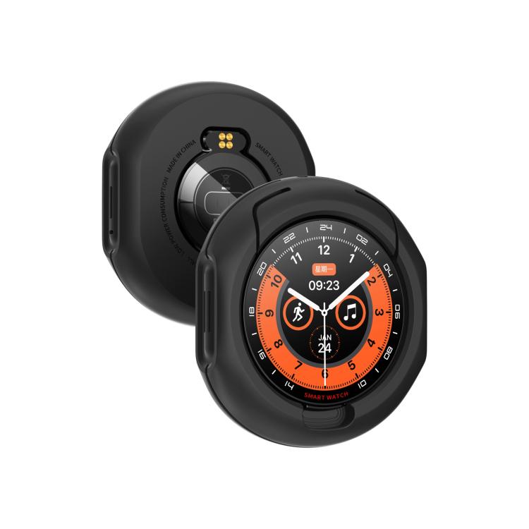 D9 1.46 inch 2 in 1 Bluetooth Earphone Smart Watch, Support Bluetooth Call / NFC / Heart Rate(Black) - Smart Watches by buy2fix | Online Shopping UK | buy2fix