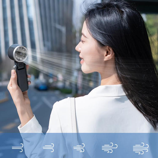 H03 High Speed ??Handheld Folding Fan(Pink) - Electric Fans by buy2fix | Online Shopping UK | buy2fix