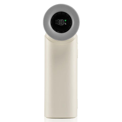 N610 Digital Display High Speed Handheld Fan(Beige) - Electric Fans by buy2fix | Online Shopping UK | buy2fix