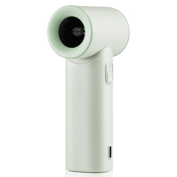 N610 Digital Display High Speed Handheld Fan(Green) - Electric Fans by buy2fix | Online Shopping UK | buy2fix