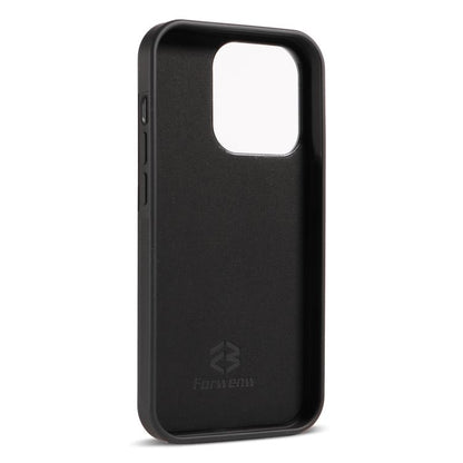 For iPhone 14 Pro Forwenw F5 Series Integrated Card Bag Phone Case(Blue) - iPhone 14 Pro Cases by Forwenw | Online Shopping UK | buy2fix