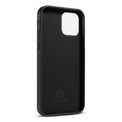 For iPhone 14 Forwenw F5 Series Integrated Card Bag Phone Case(Brown) - iPhone 14 Cases by Forwenw | Online Shopping UK | buy2fix