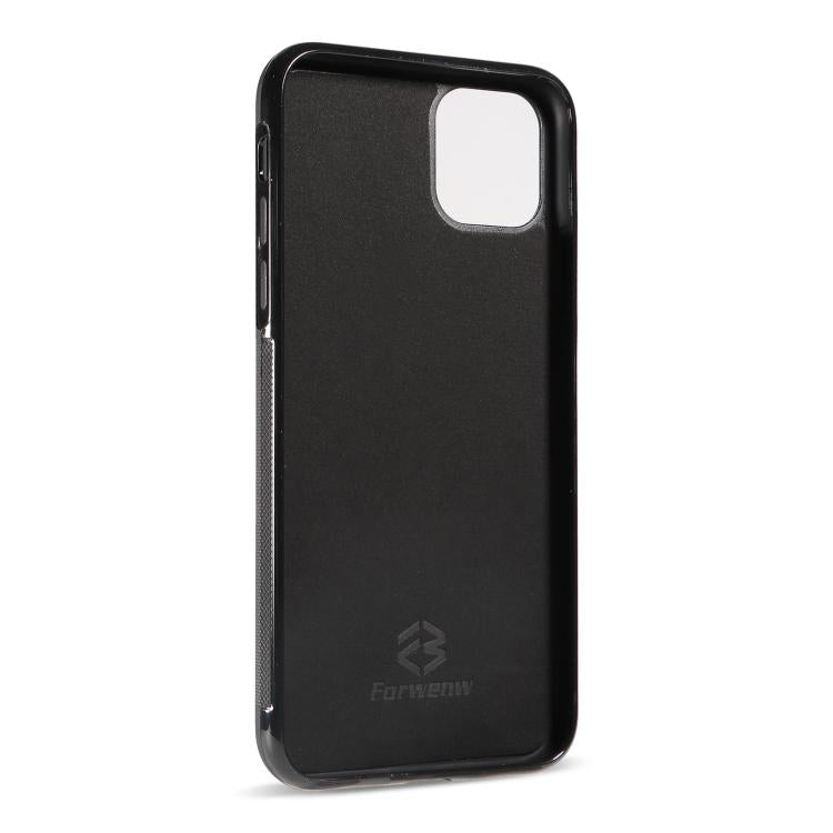 For iPhone 11 Pro Max Forwenw F5 Series Integrated Card Bag Phone Case(Blue) - iPhone 11 Pro Max Cases by Forwenw | Online Shopping UK | buy2fix