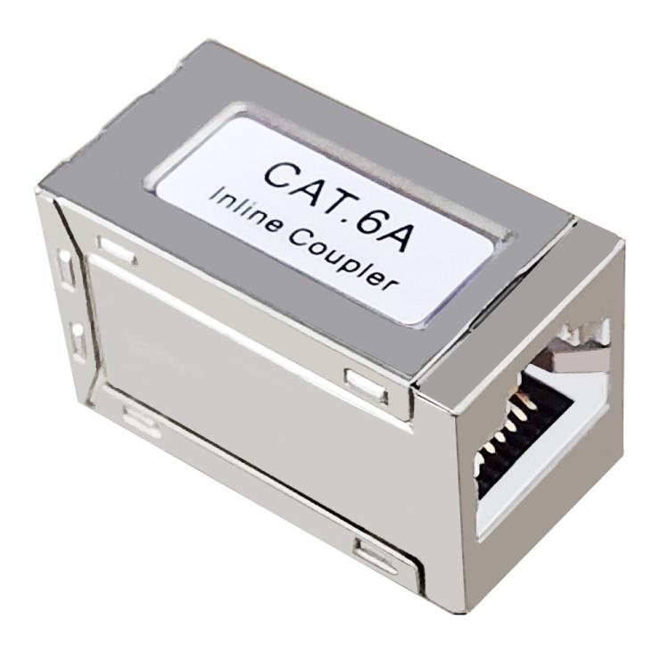 RJ45 Coupler Shielded Ethernet Cable Extender, Model:CAT6A - Broadband Amplifiers by buy2fix | Online Shopping UK | buy2fix