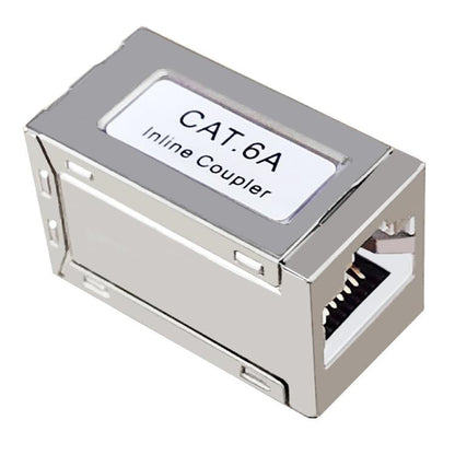 RJ45 Coupler Shielded Ethernet Cable Extender, Model:CAT6A - Broadband Amplifiers by buy2fix | Online Shopping UK | buy2fix