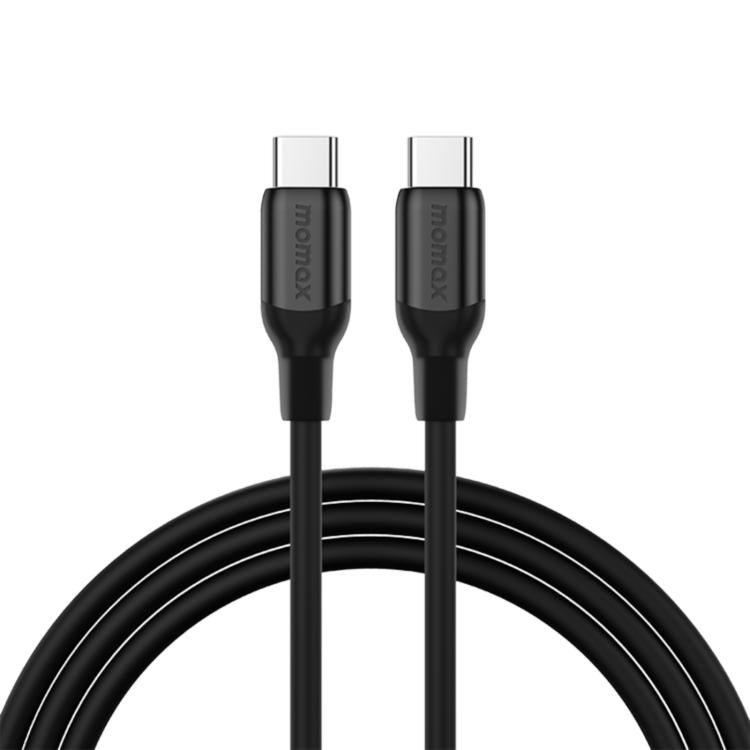 MOMAX DC23 1-Link Flow CC X 60W USB-C / Type-C to USB-C / Type-C Fast Charging Cable, Length:1.2m(Black) - USB-C & Type-C Cable by MOMAX | Online Shopping UK | buy2fix