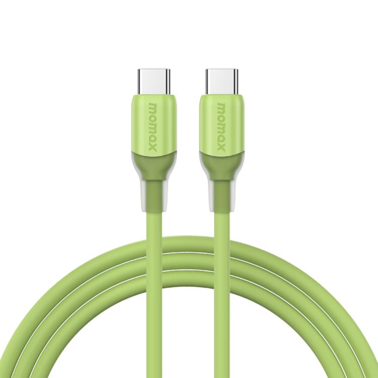 MOMAX DC23 1-Link Flow CC X 60W USB-C / Type-C to USB-C / Type-C Fast Charging Cable, Length:1.2m(Green) - USB-C & Type-C Cable by MOMAX | Online Shopping UK | buy2fix