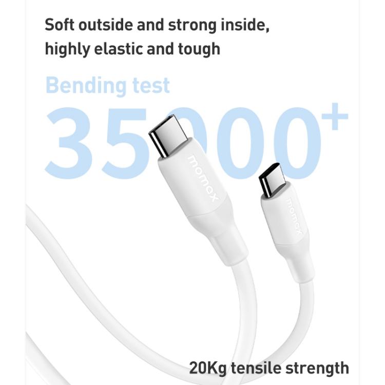 MOMAX DC23 1-Link Flow CC X 60W USB-C / Type-C to USB-C / Type-C Fast Charging Cable, Length:1.2m(Black) - USB-C & Type-C Cable by MOMAX | Online Shopping UK | buy2fix
