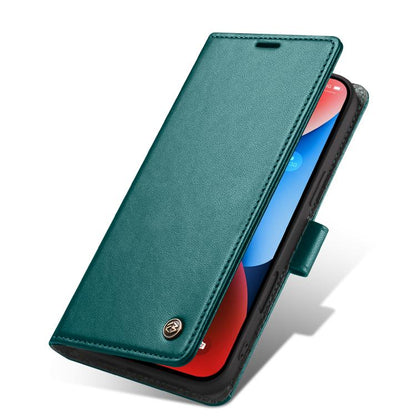 For iPhone 16 Forwenw F6 Series RFID Leather Phone Case(Green) - iPhone 16 Cases by Forwenw | Online Shopping UK | buy2fix