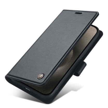 For iPhone 13 Forwenw F6 Series RFID Leather Phone Case(Black) - iPhone 13 Cases by Forwenw | Online Shopping UK | buy2fix