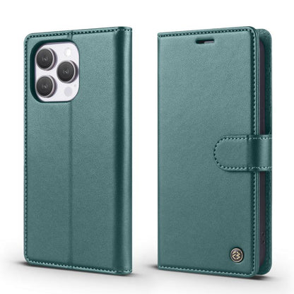 For iPhone 12 Pro Max Forwenw F6 Series RFID Leather Phone Case(Green) - iPhone 12 Pro Max Cases by Forwenw | Online Shopping UK | buy2fix