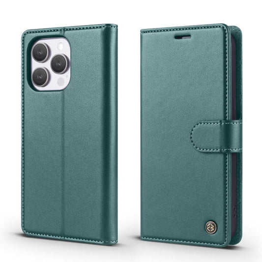 For iPhone 12 Pro Max Forwenw F6 Series RFID Leather Phone Case(Green) - iPhone 12 Pro Max Cases by Forwenw | Online Shopping UK | buy2fix