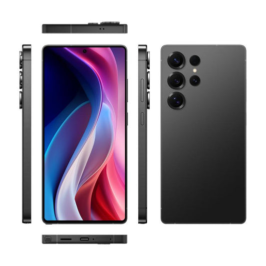 F102 / S25 Ultra, 4GB+64GB, 6.75 inch Android 11 MTK6762 Octa Core, Network: 4G, Dual SIM, Support Wireless Charging, Plug:UK Plug(Titanium Black) -  by buy2fix | Online Shopping UK | buy2fix