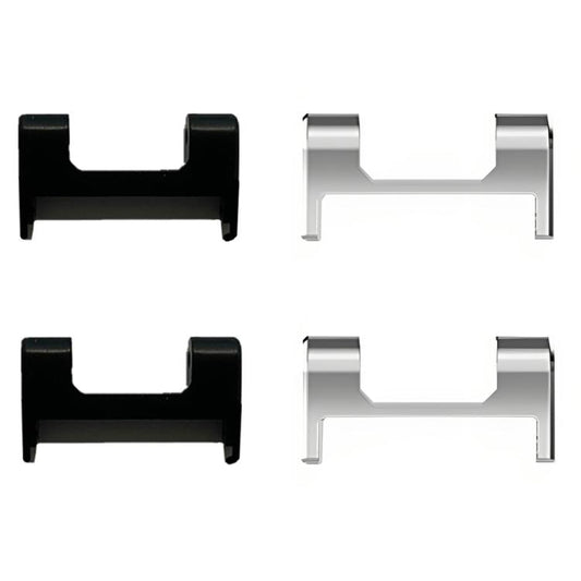 For Amazfit T-Rex 1 Pair Metal Watch Band Connector with Screwdriver(Silver) - For Amazfit by buy2fix | Online Shopping UK | buy2fix