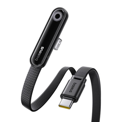 Baseus MVP Series 3 20W Type-C to 8 Pin Fast Charging Data Cable, Length: 2m(Black) - 2 in 1 Cable by buy2fix | Online Shopping UK | buy2fix