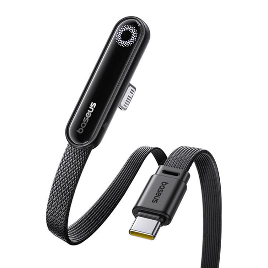 Baseus MVP Series 3 20W Type-C to 8 Pin Fast Charging Data Cable, Length: 2m(Black) - 2 in 1 Cable by buy2fix | Online Shopping UK | buy2fix