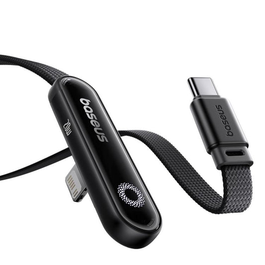 Baseus MVP Series 3 20W Type-C to 8 Pin Fast Charging Data Cable, Length: 2m(Black) - 2 in 1 Cable by buy2fix | Online Shopping UK | buy2fix