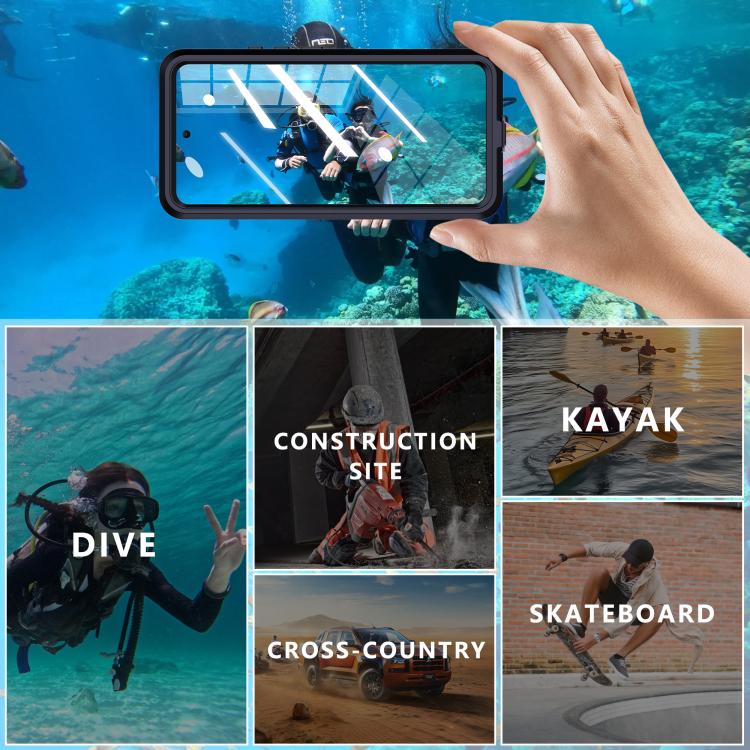 For Redmi Note 14 Pro 5G RedPepper Mars Series IP68 Waterproof Phone Case(Black) - Note 14 Pro Cases by RedPepper | Online Shopping UK | buy2fix