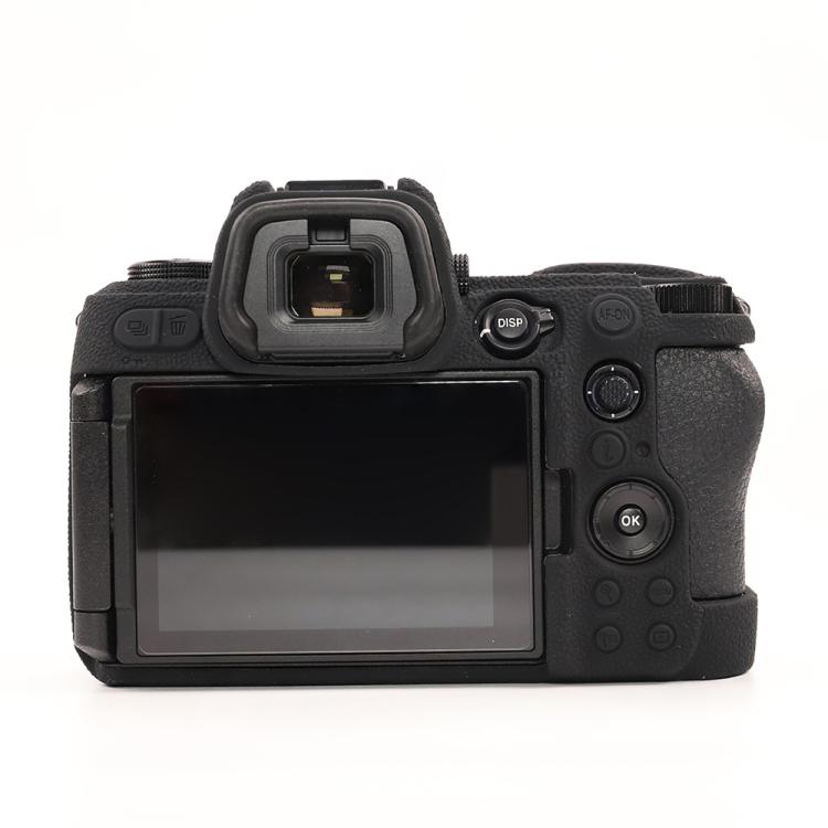 For Nikon Z6III Litchi Texture Soft Silicone Protective Case(Black) - Protective Case by buy2fix | Online Shopping UK | buy2fix