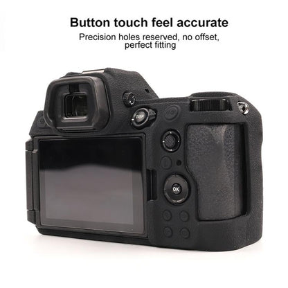 For Nikon Z6III Litchi Texture Soft Silicone Protective Case(Black) - Protective Case by buy2fix | Online Shopping UK | buy2fix