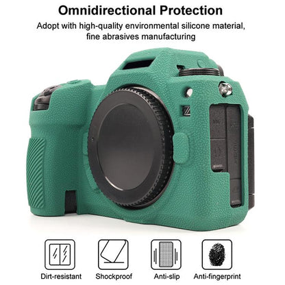 For Nikon Z6III Litchi Texture Soft Silicone Protective Case(Green) - Protective Case by buy2fix | Online Shopping UK | buy2fix