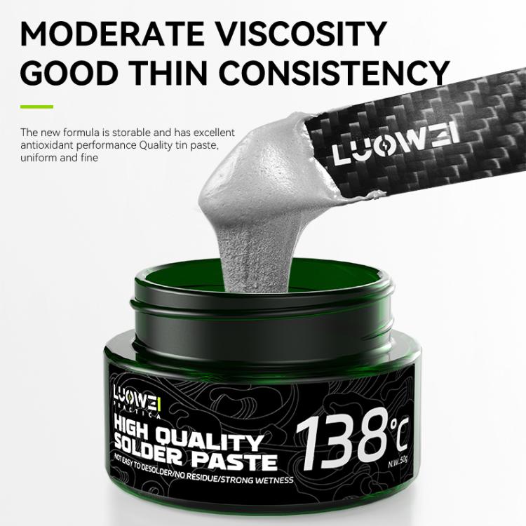 LUOWEI LW-SP1 50g PCB Repair Lead-free Solder Paste, Model:138 Degrees - Soldering Paste by LUOWEI | Online Shopping UK | buy2fix