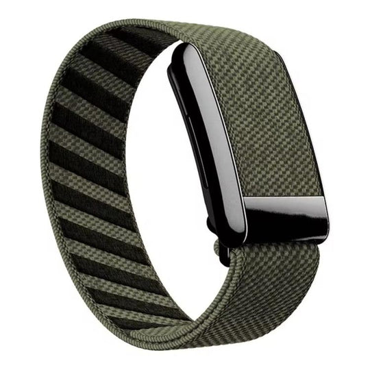 For WHOOP 4.0 Elastic Nylon Watch Band(Grey Green)