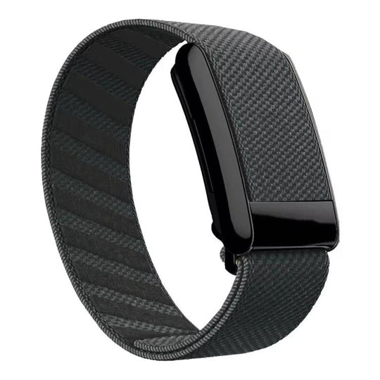For WHOOP 4.0 Elastic Nylon Watch Band(Dark Grey Black)