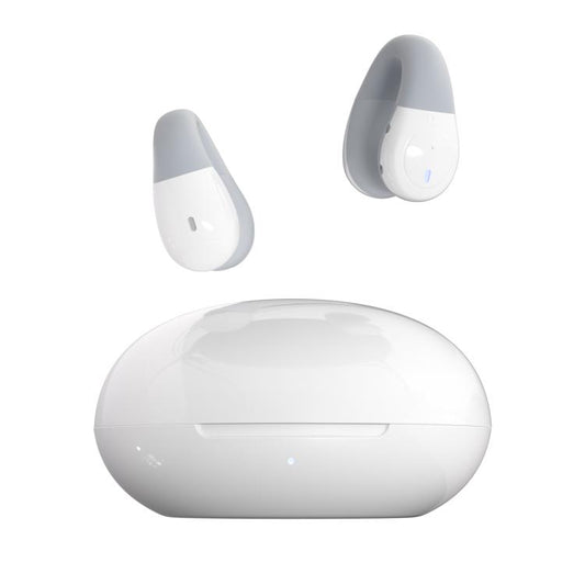 F13 Ear-Hook Noise Reduction 13mm Moving Coil HIFI BT 5.4 Wireless Earphones(White) - Bluetooth Earphone by buy2fix | Online Shopping UK | buy2fix
