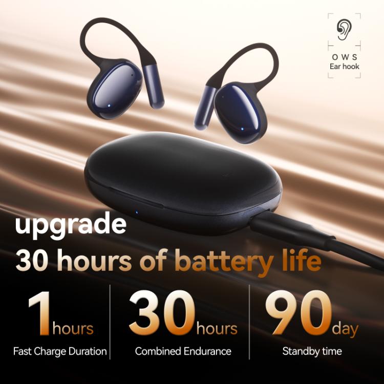 F20 Ear-Hook ANC Noise Reduction BT 5.4 IPX5 Wireless Earphones(Purple) - TWS Earphone by buy2fix | Online Shopping UK | buy2fix