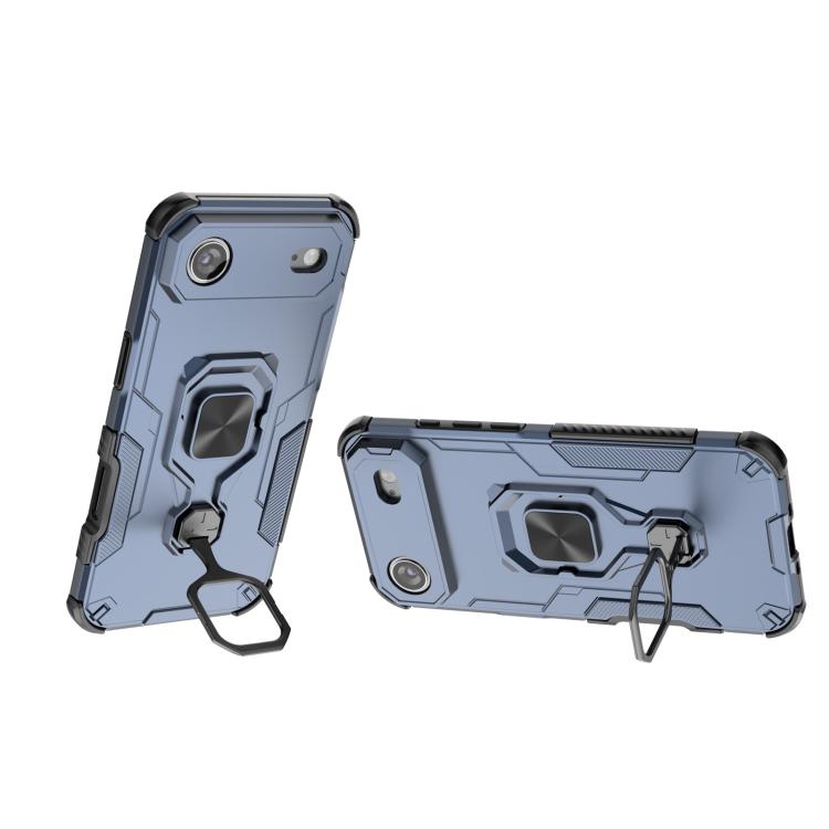 For iPhone Air Metal Kickstand TPU Hybrid PC Phone Case(Blue) - iPhone Air Cases by buy2fix | Online Shopping UK | buy2fix