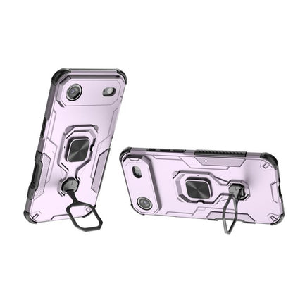 For iPhone Air Metal Kickstand TPU Hybrid PC Phone Case(Purple) - iPhone Air Cases by buy2fix | Online Shopping UK | buy2fix