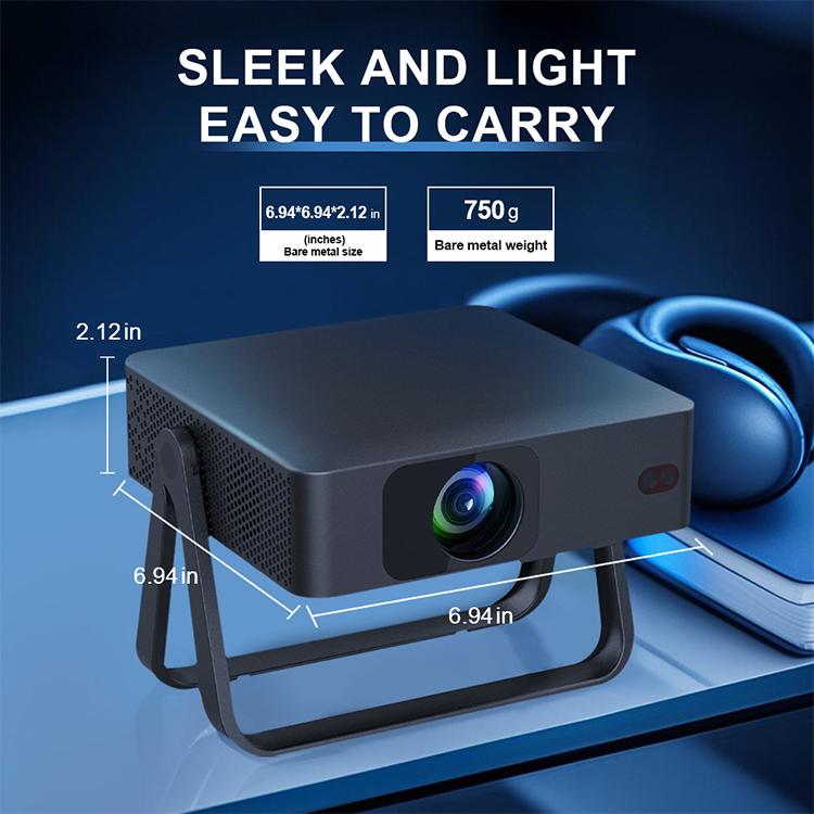 N5-A 1280x720P LCD Smart HD Projector, Plug:US Plug(Black) - Mini Projector by buy2fix | Online Shopping UK | buy2fix