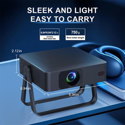 N5-A 1280x720P LCD Smart HD Projector, Plug:US Plug(Black) - Mini Projector by buy2fix | Online Shopping UK | buy2fix