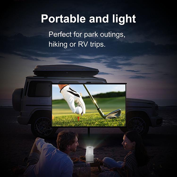 N6 1280x720P 70ANSI Android 11.0 Smart Mini Projector, Plug:US Plug(Black) - Mini Projector by buy2fix | Online Shopping UK | buy2fix