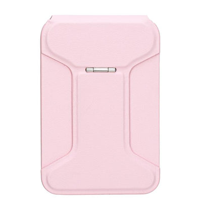 I-Shaped Phone Holder Leather Card Bag(Pink) - Adhesive Card Holders by buy2fix | Online Shopping UK | buy2fix