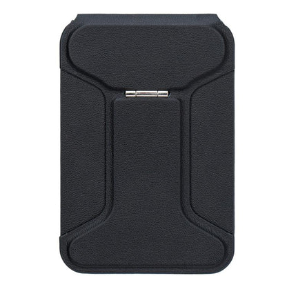 I-Shaped Phone Holder Leather Card Bag(Black) - Adhesive Card Holders by buy2fix | Online Shopping UK | buy2fix