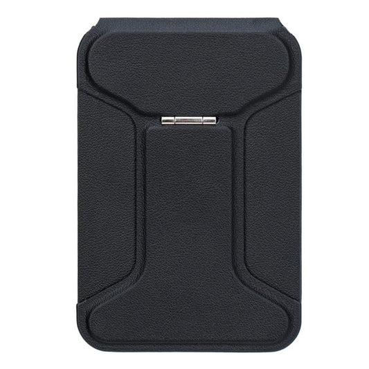 I-Shaped Phone Holder Leather Card Bag(Black) - Adhesive Card Holders by buy2fix | Online Shopping UK | buy2fix