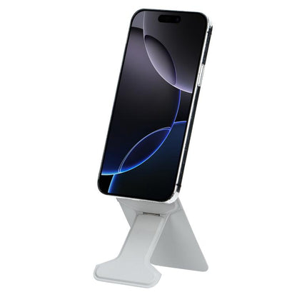 I-Shaped Phone Holder Leather Card Bag(Black) - Adhesive Card Holders by buy2fix | Online Shopping UK | buy2fix